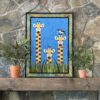 Welcoming Committee Quilt Pattern over fireplace