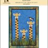 Welcoming Committee--giraffe quilt pattern, wall quilt, baby quilt, child quilt, foundation paper piecing
